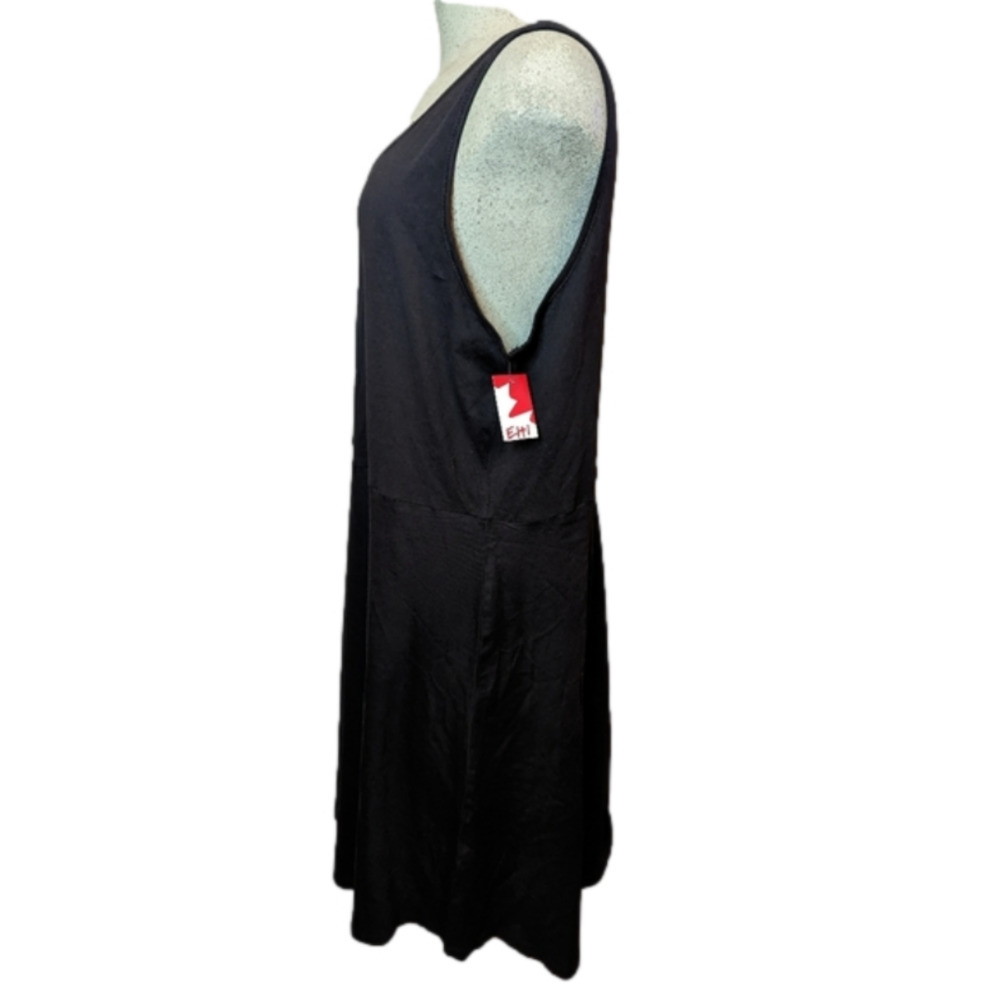 New Canada Forever Dress, 100% cotton Black dress, Canada Day Dress size 1x - Picture 3 of 8